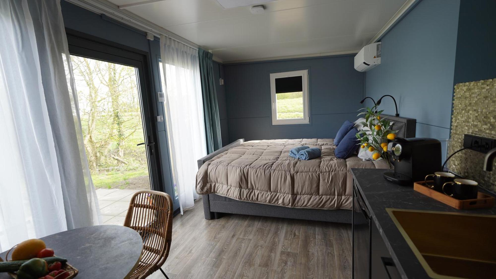 B&B Prive Tiny House Bij Zee ステレンダム エクステリア 写真